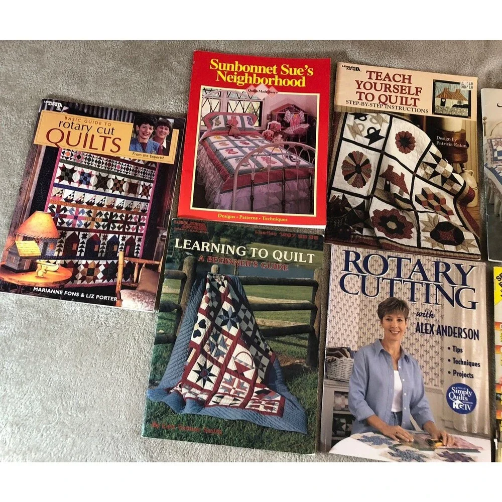 Lot of 9 Quilting Quilt Block Patterns Designs Books Uncut Beginners To Advanced